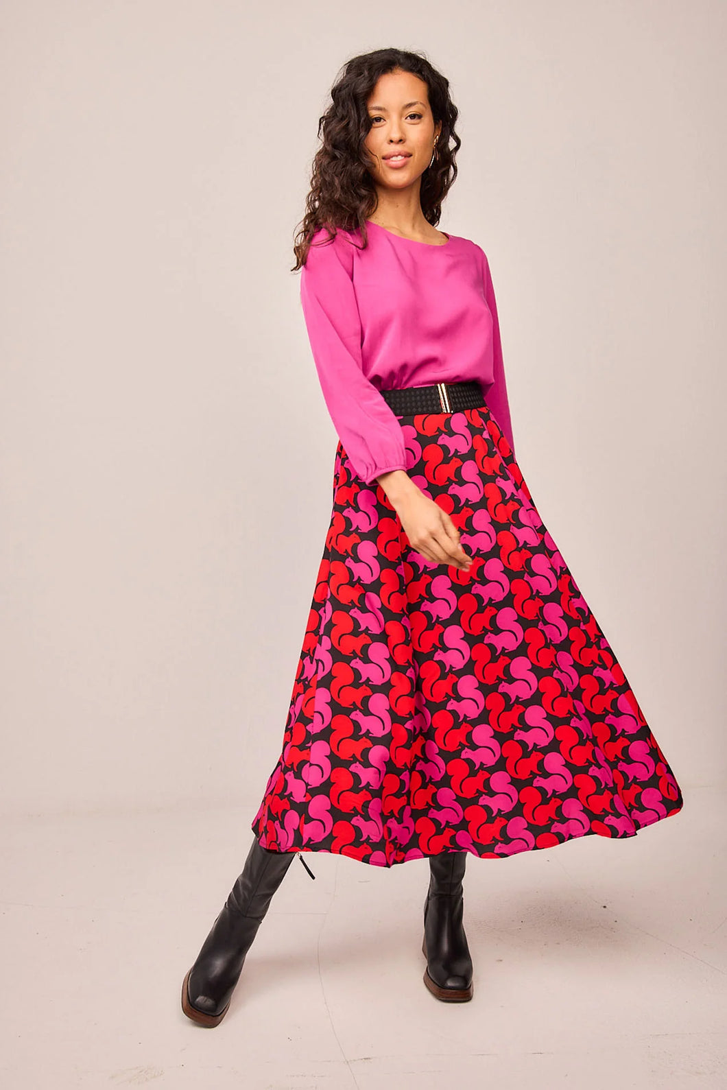 Smile - Falda Hojas Ardilla