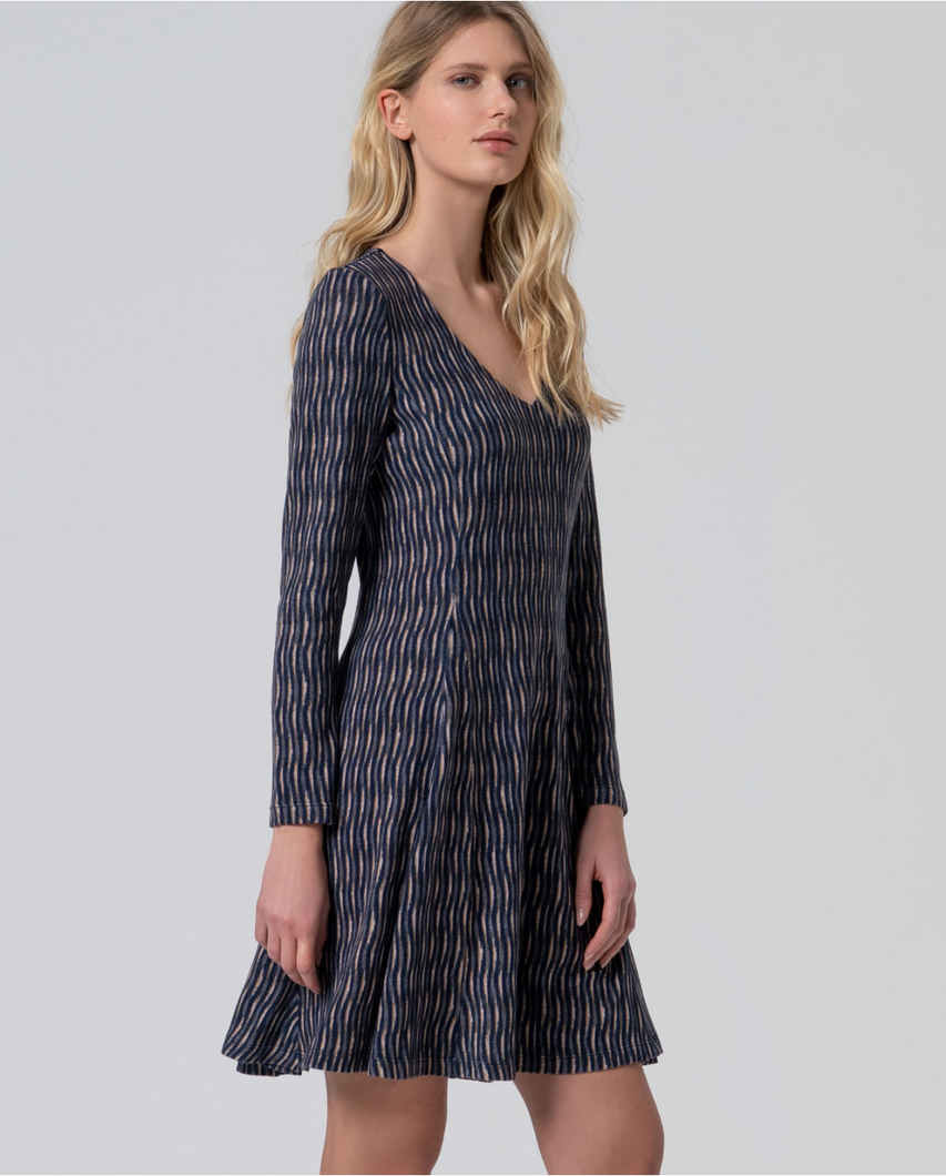 Surkana - Vestido elástico Azul