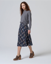 Surkana - Falda geométrica Azul