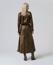 Surkana - Falda animal print Kaki