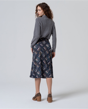 Surkana - Falda geométrica Azul