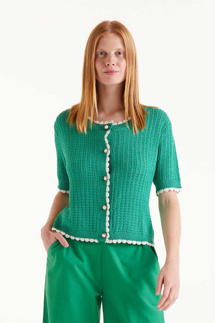 Compañía Fantástica  -  Cárdigan verde