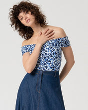 Surkana - Falda larga denim Azul