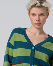 Surkana - Cárdigan rayas Verde