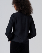 Surkana - Camisa con volantes Negro